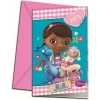 Doc McStuffins Invitations - 6pk