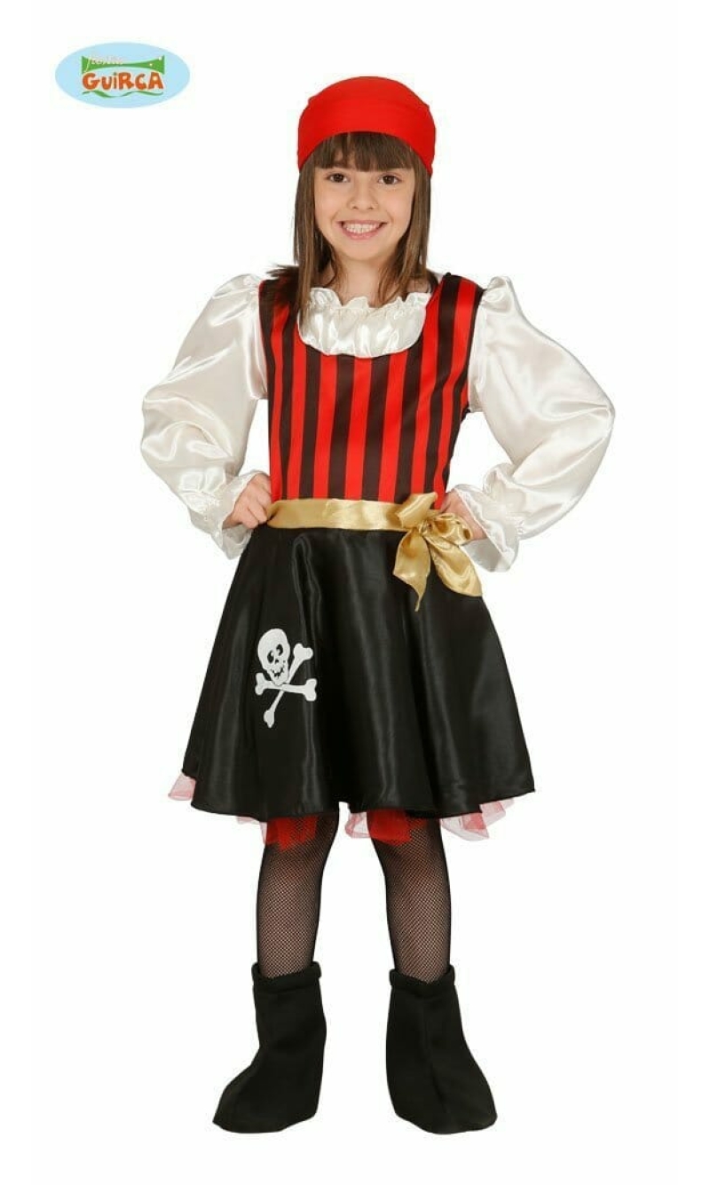 Skull Pirate Girl (Pirata Calavera) - Age 3 to 4 Years