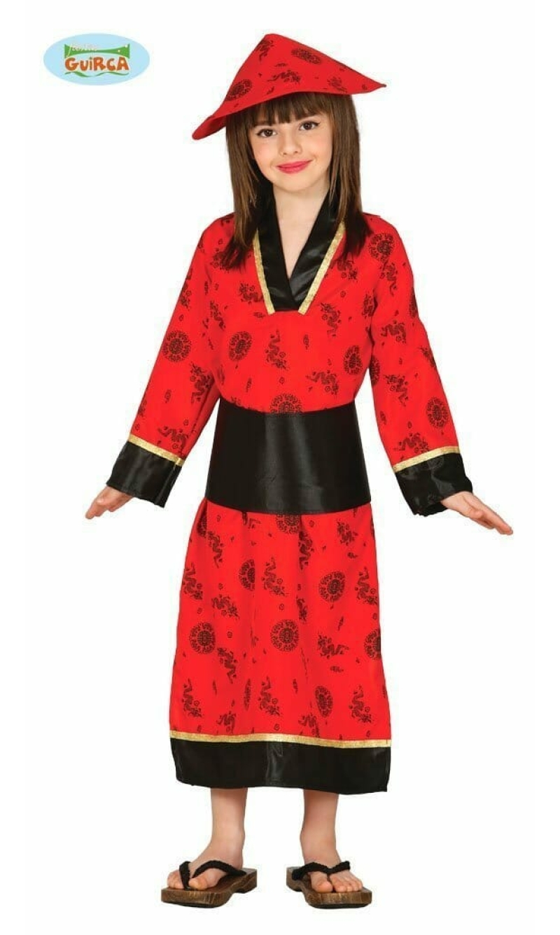 Red China Girl - Age 3 to 4 Years