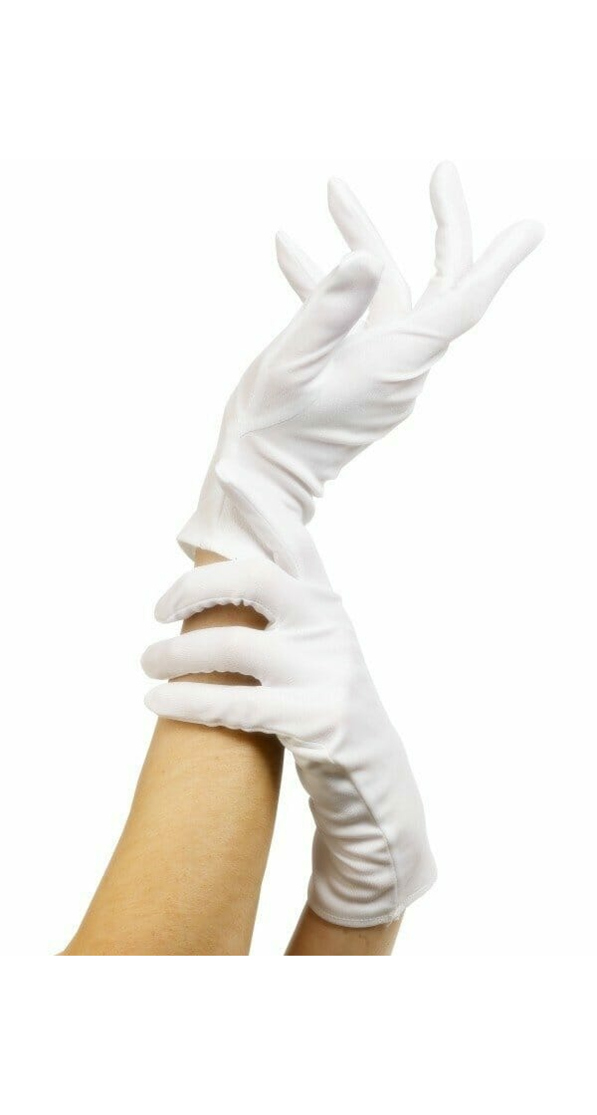 White Stretch Gloves - One Size