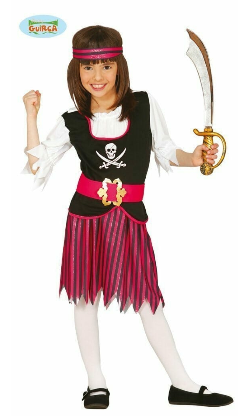 Pink Skull Pirate (Pirata) - Age 5 to 6 Years