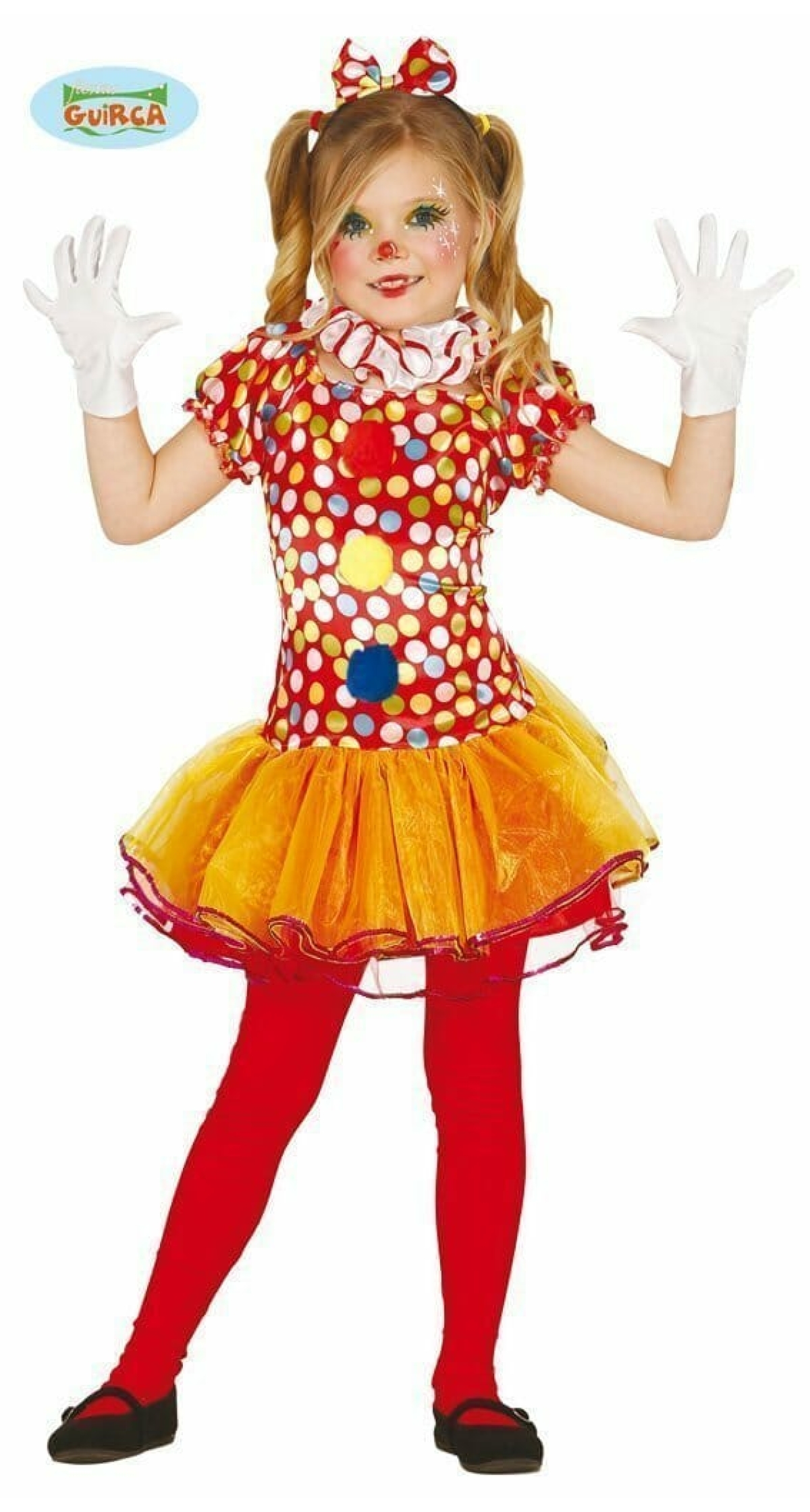 Spotted Clown Girl - Age 10 to 12 Years