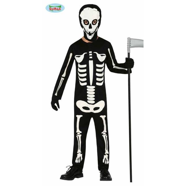 Skeleton Game Boy Costume - Age 10 to 12 Years