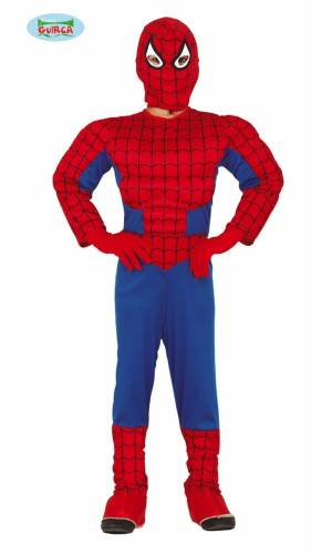 Spiderman Muscled Chest - Age 3 to 4 Years