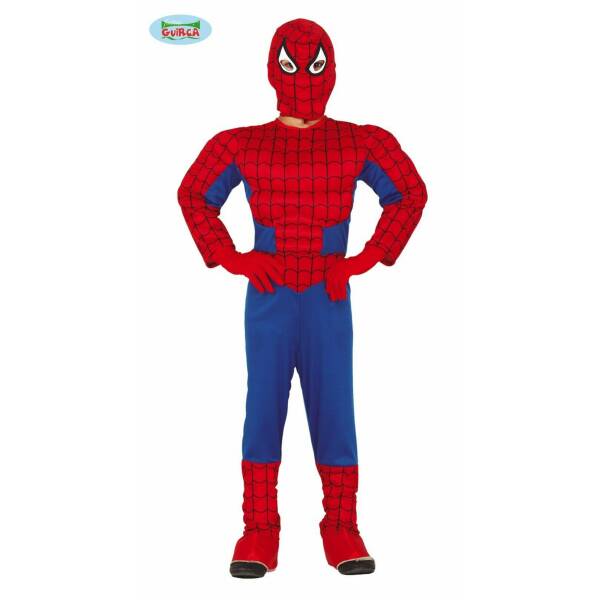 Spiderman Muscled Chest - Age 10 to 12 Years