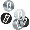 Birthday Black Glitz Number 13 Confetti - .5oz