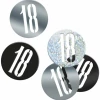 Birthday Black Glitz Number 18 Confetti - .5oz