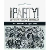 Birthday Black Glitz Number 50 Confetti - .5oz