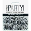 Birthday Black Glitz Number 90 Confetti - .5oz