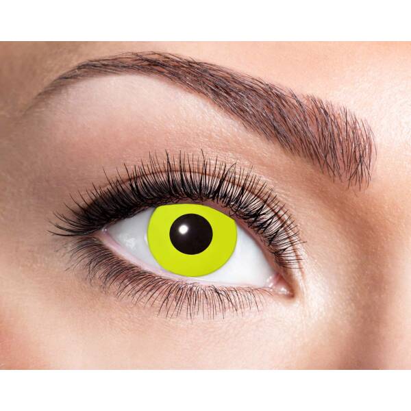 Contact Lenses Yellow Crow Eye (3 Month Use) - 1 Set