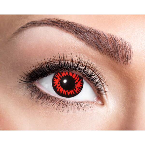 Contact Lenses Red Wolf (3 Month Use) - 1 Set