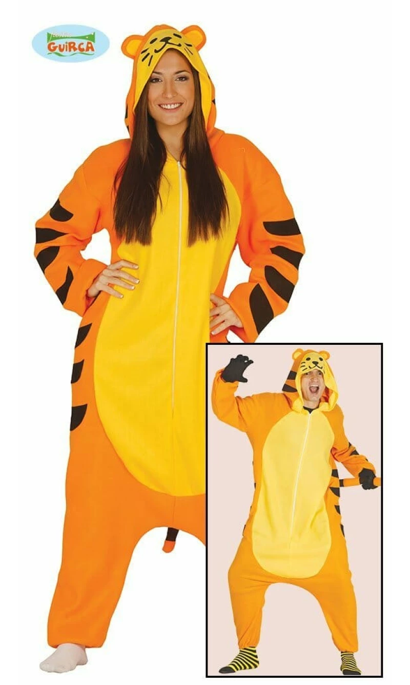 Tiger - Adult Size Large  (Onesie)
