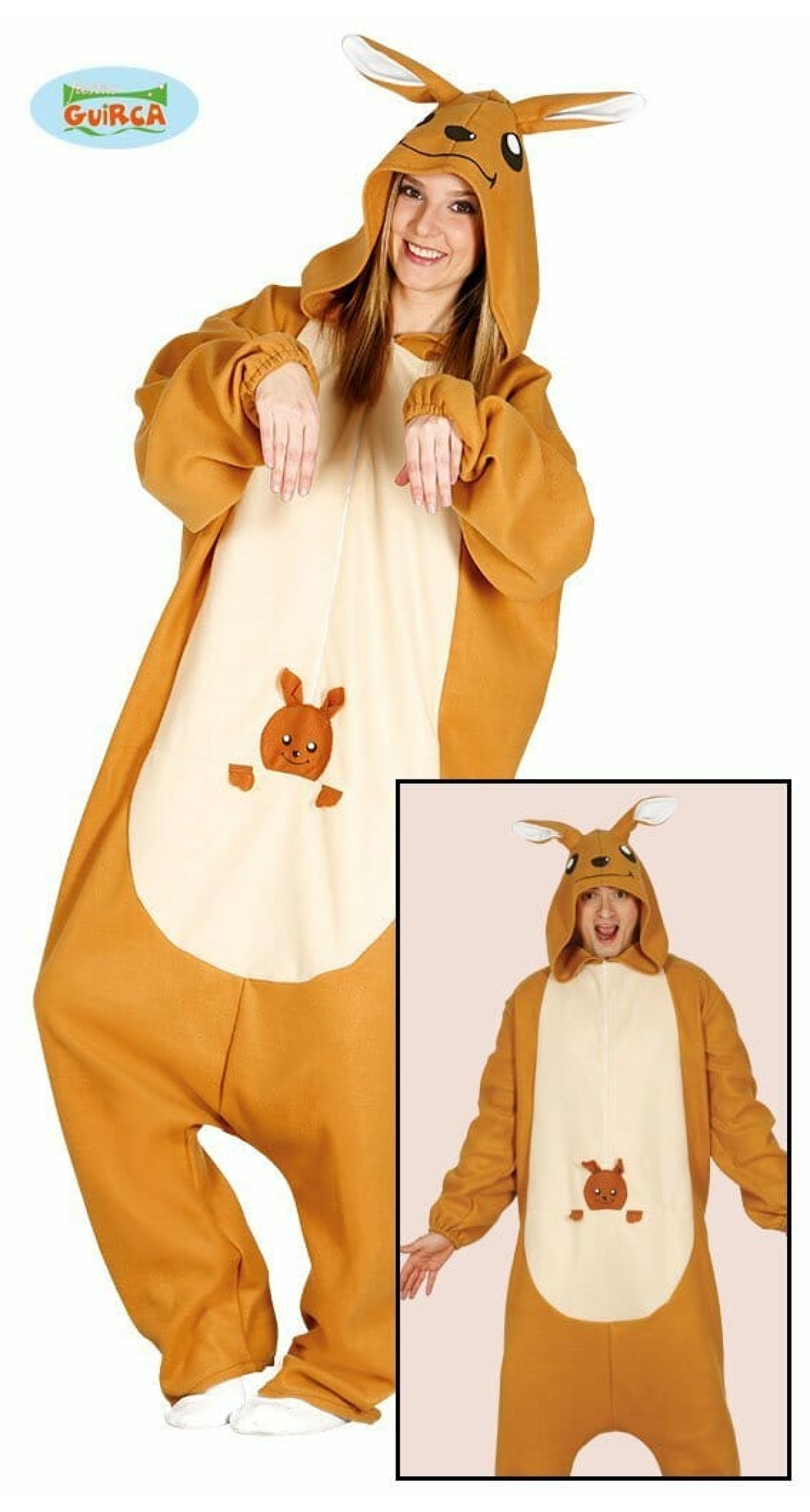 Kangaroo Jumpsuit - Adult Size Large (Onesie)