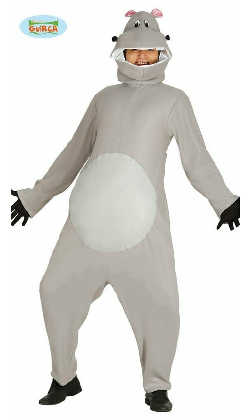 Hippo - Adult One Size  (Onesie)
