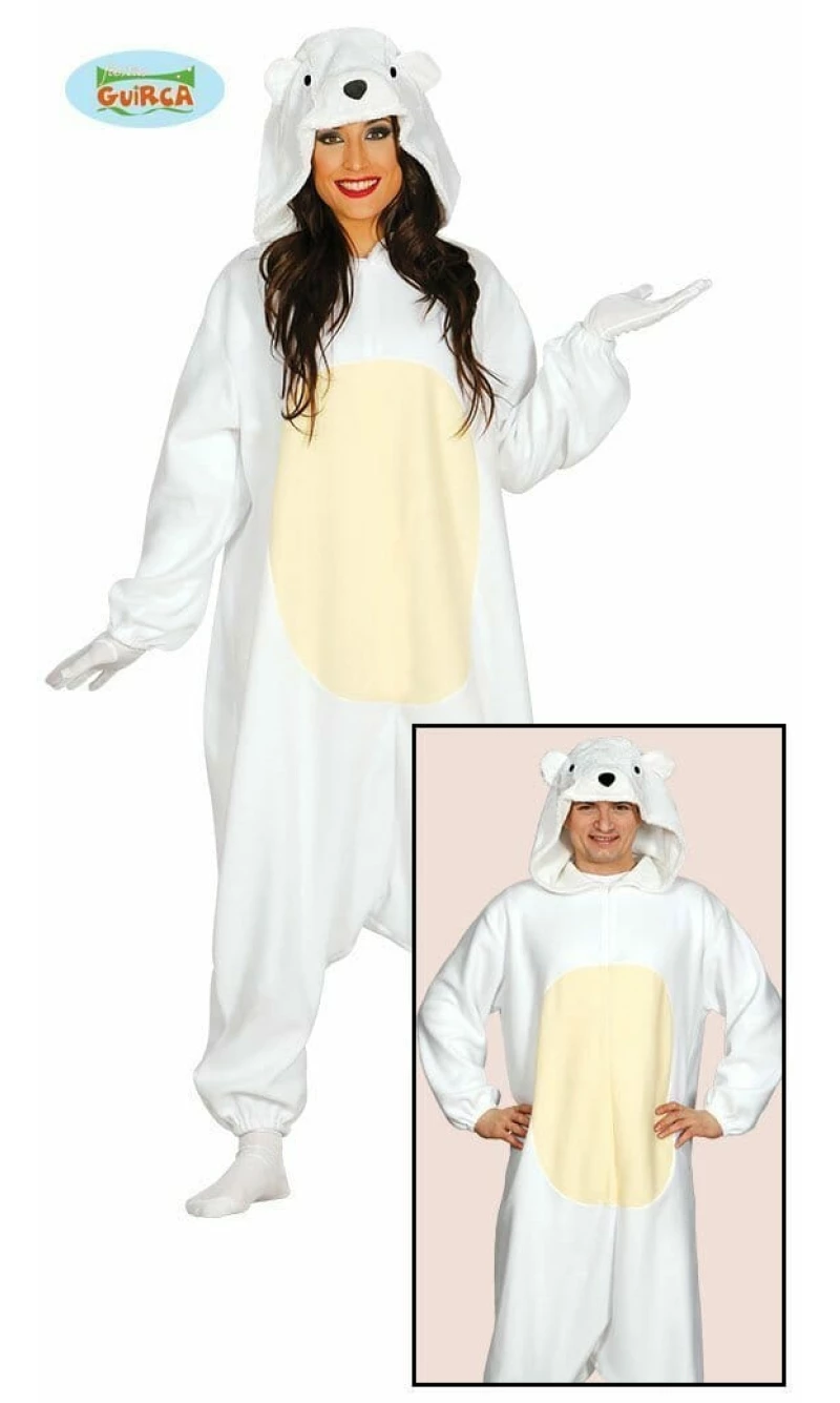 Polar Bear Jumpsuit - Adult One Size  (Onesie)