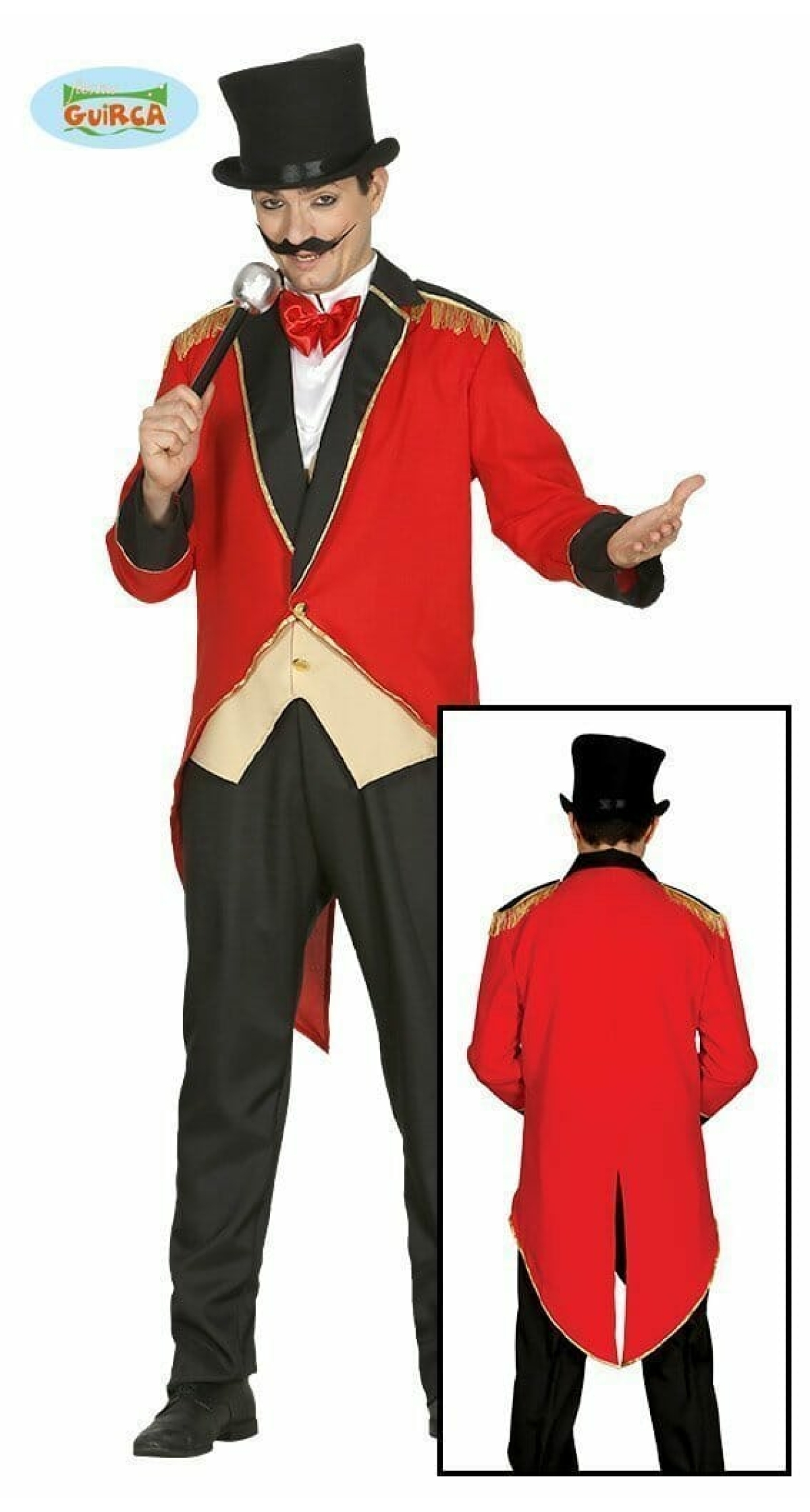 Ringmaster Circus Presenter - Adult Size Large