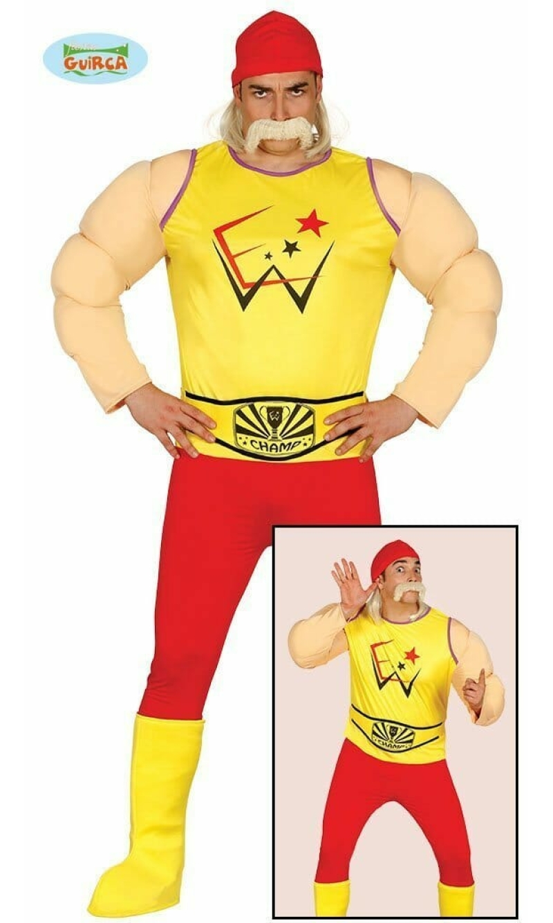Mr Hogan Wrestler - Adult Size Large