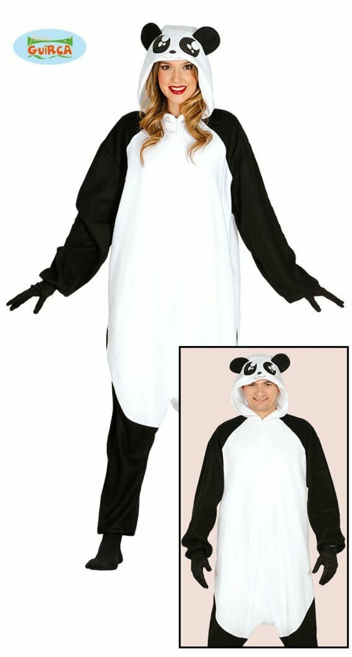 Panda Jumpsuit - Adult Size Large  (Onesie)