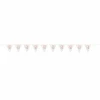 Glitz Rose Gold Prismatic Plastic Flag Banner 50 - 9 Feet