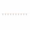 Glitz Rose Gold Prismatic Plastic Flag Banner 60 - 9 Feet