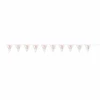 Glitz Rose Gold Prismatic Plastic Flag Banner 70 - 9 Feet