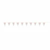 Glitz Rose Gold Prismatic Plastic Flag Banner 90 - 9 Feet