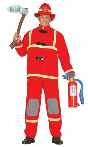 Fire Fighter (Bombero) - Adult Size Medium