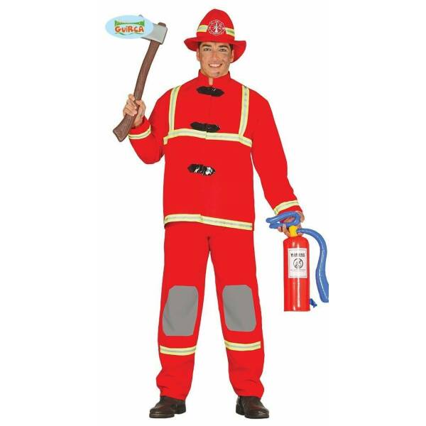 Fire Fighter (Bombero) - Adult Size Medium