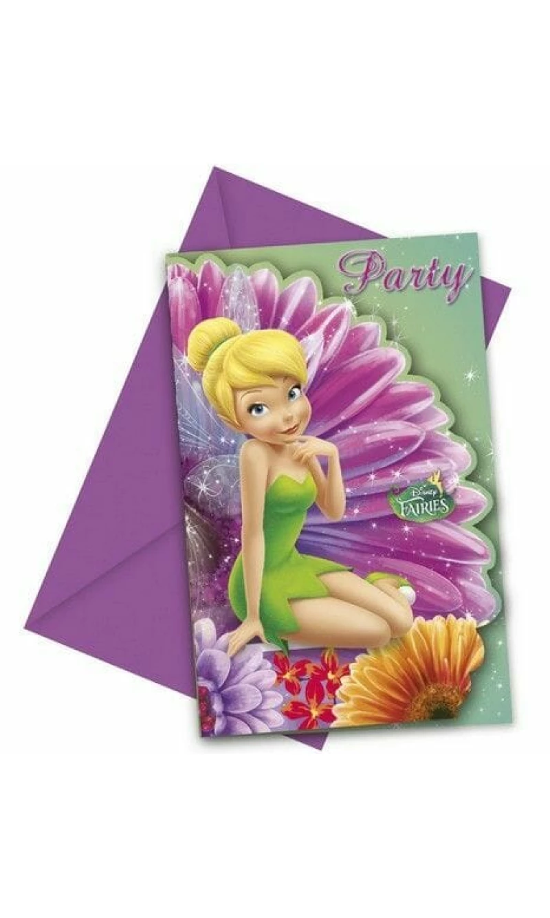 Tinkerbell Invitations - 6pk