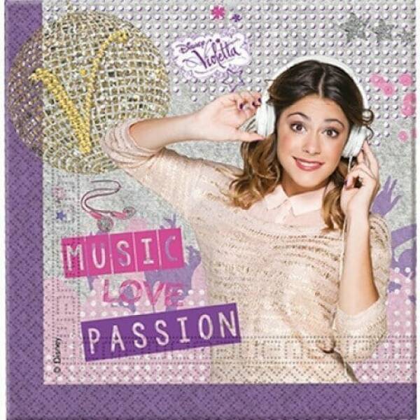 Violetta Napkins 33cm x 33cm - 20pk