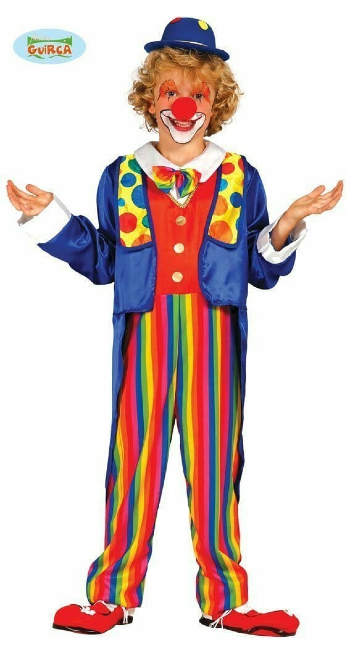 Clown Rainbow Stripes (Payaso) - Age 3 to 4 Years