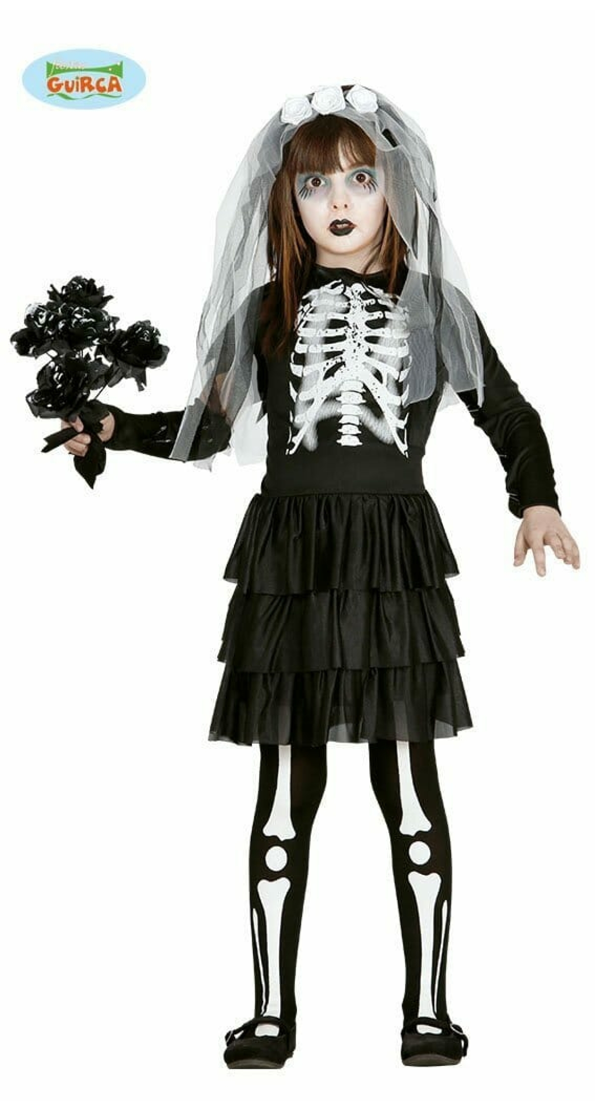 Skeleton Bride - Age 7 to 9 Years