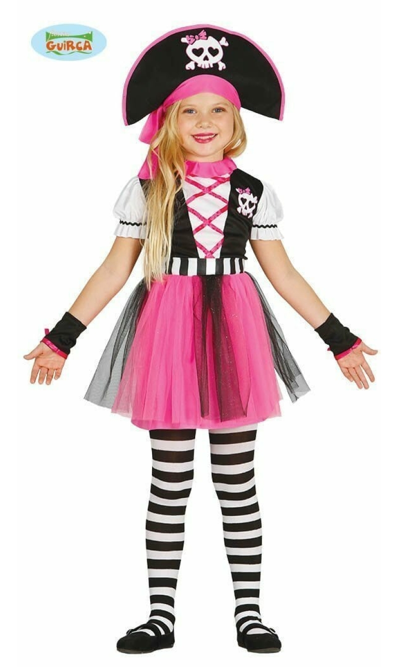 Pink Pirate Girl - Age 5 to 6 Years