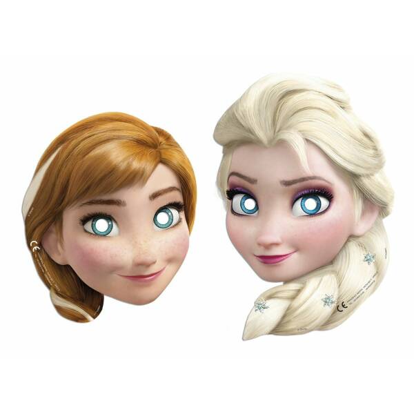 Disney Frozen Die-Cut Party Masks - 6pk