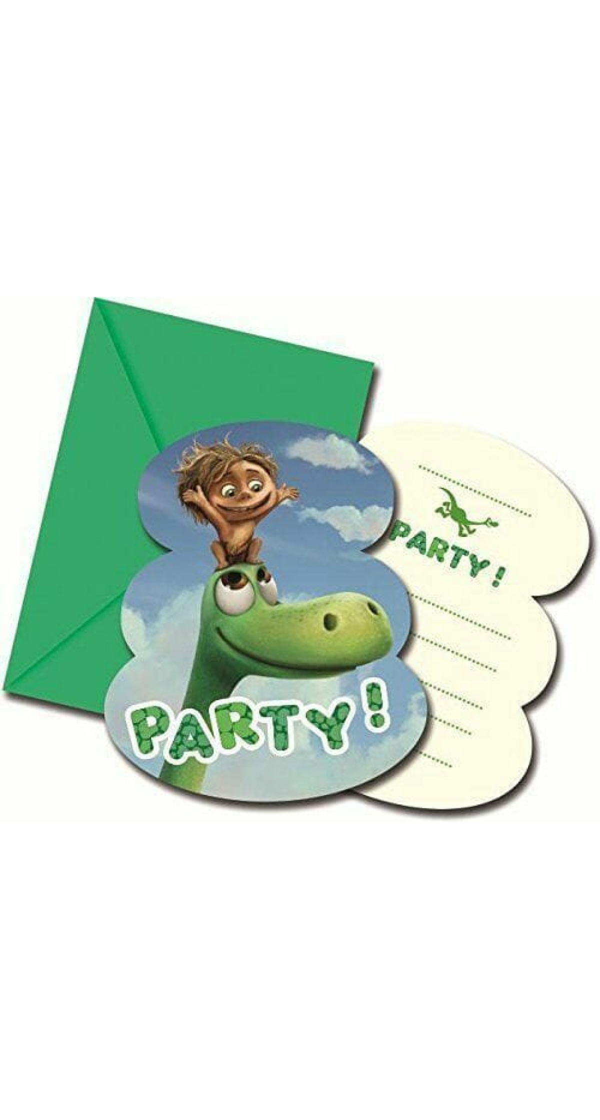 The Good Dinosaur Invitations - 6pk