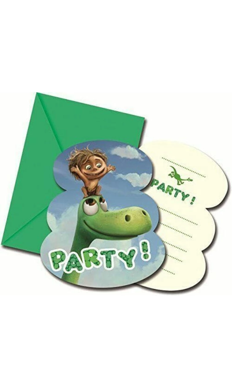 The Good Dinosaur Invitations - 6pk