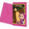 Masha and the Bear Invitations - 6pk
