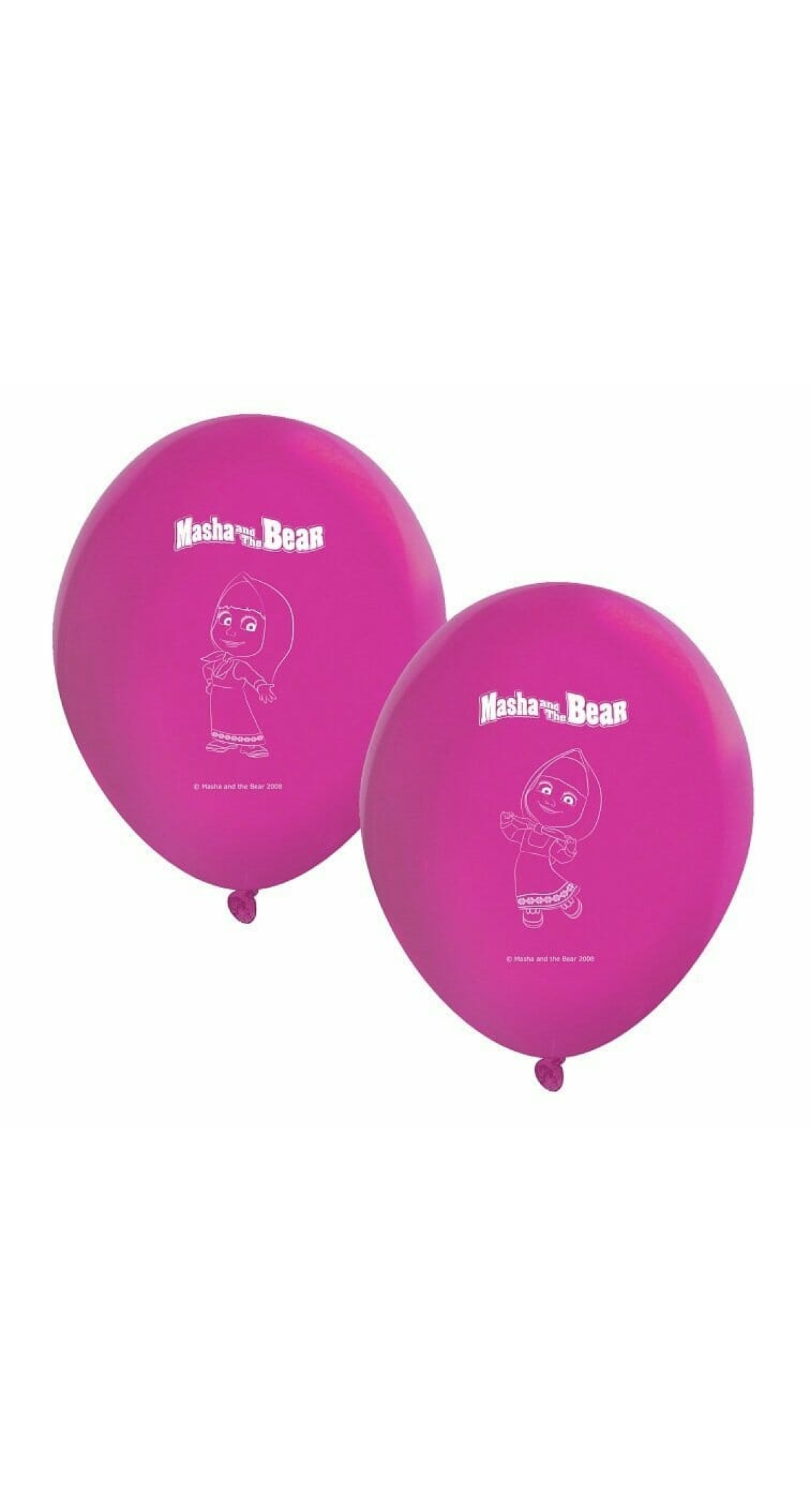 Masha and the Bear Balloons 11" Latex - 8pk