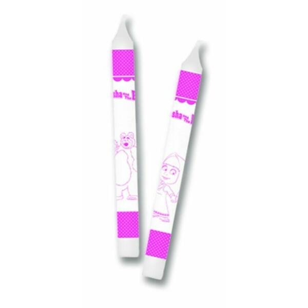 Masha and the Bear Birthday Candles - 12pk