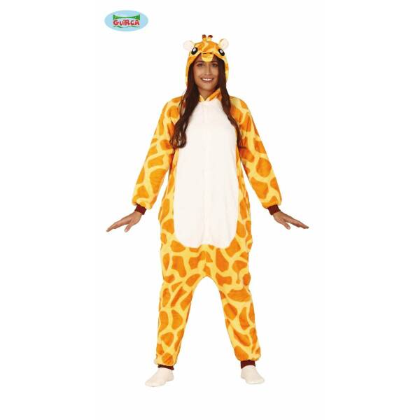 Giraffe Plush Onesie - Adult Size Large