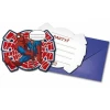 Ultimate Spiderman Power Die-cut Invitations & Envelopes - 6pk
