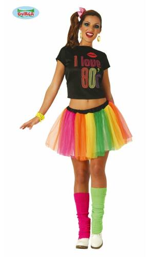 I Love 80's (Girls Just Want To Have Fun) - Adult Size Medium