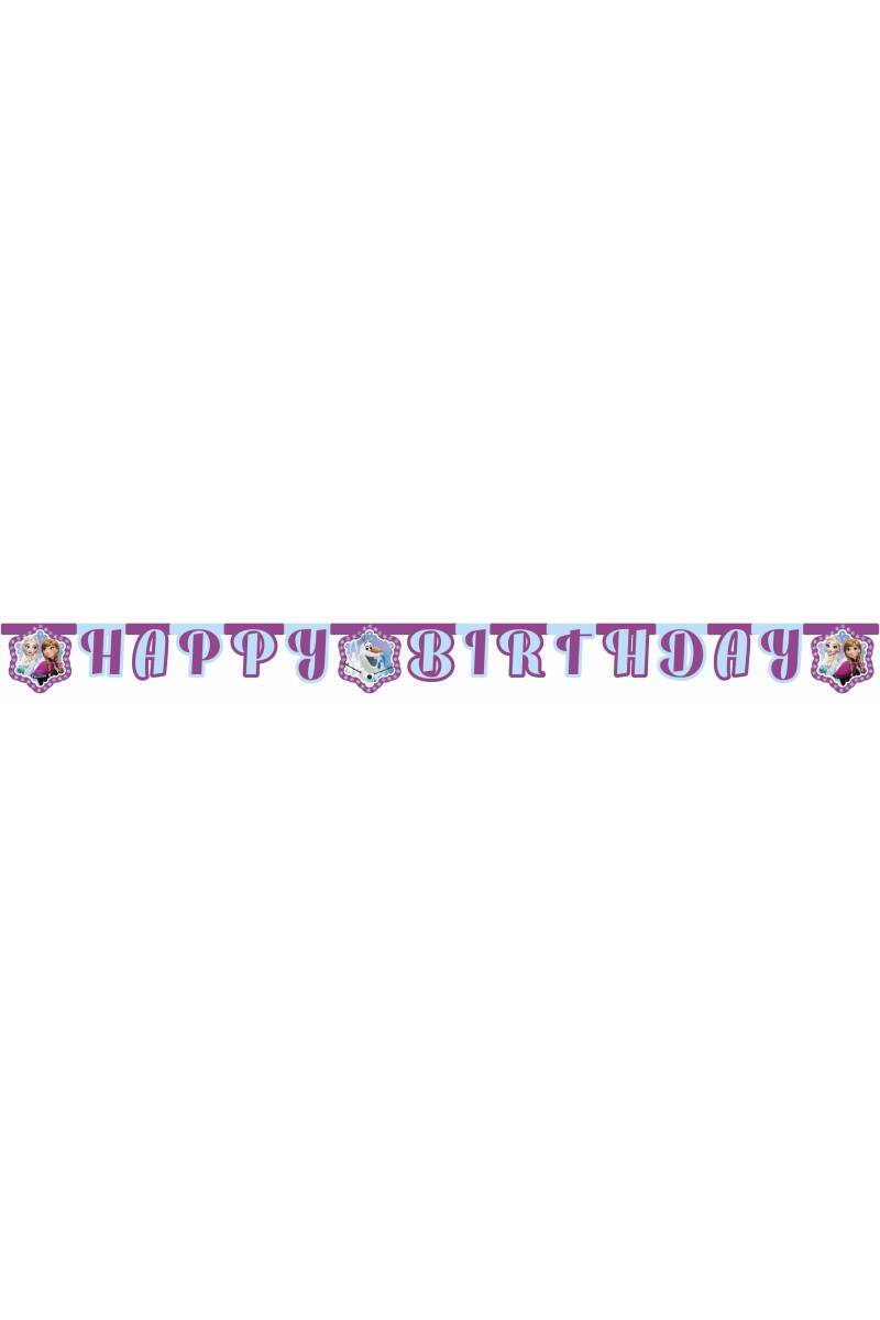 Disney Frozen Die-Cut Happy Birthday Banner