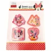 Minnie Mouse Erasers - 4pk
