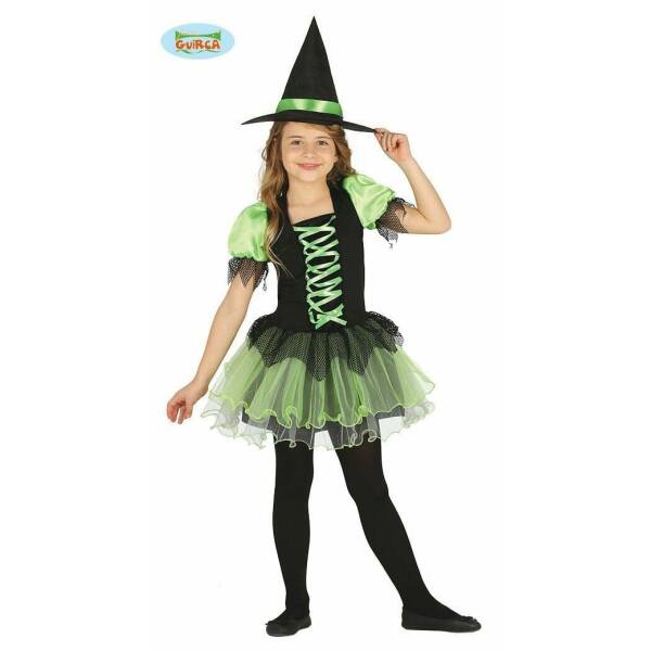 Green Tutu Witch - Age 7 to 9 Years