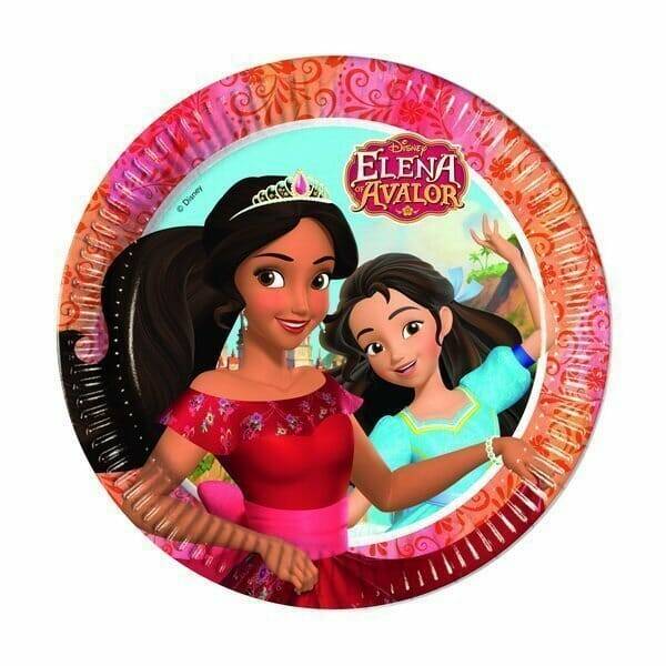 Elena of Avalor Paper Plates  Large 23cm - 8pk