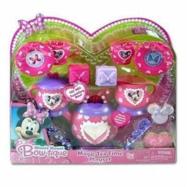 Minnie Mouse Bow-Tique Magic Tea Time Playset - 14pcs