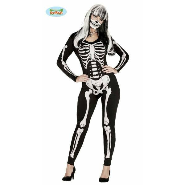Skeleton Lady (Spandex) - Adult Size Medium