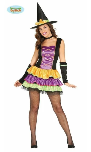 Colorful  Witch - Adult Size Large