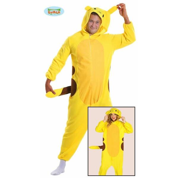 Electric Chinchilla (Pikachu) - Adult Size Medium